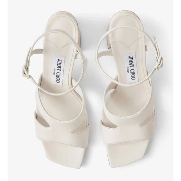 Jimmy Choo Shoes - Jimmy Choo Sandals Ivory Leather Strappy